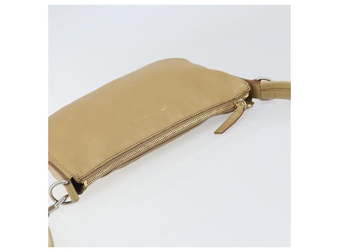 Céline Borsa a Spalla in Pelle Beige Auth BA9900 - vista 6