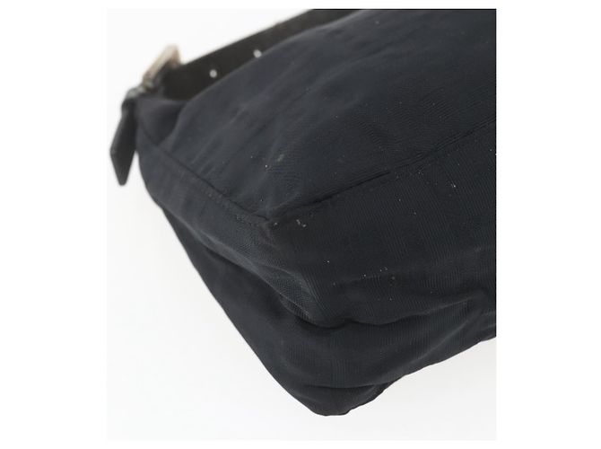 FENDI Zucca Canvas Handtasche Schwarz Silber Auth 166172 - Ansicht 15