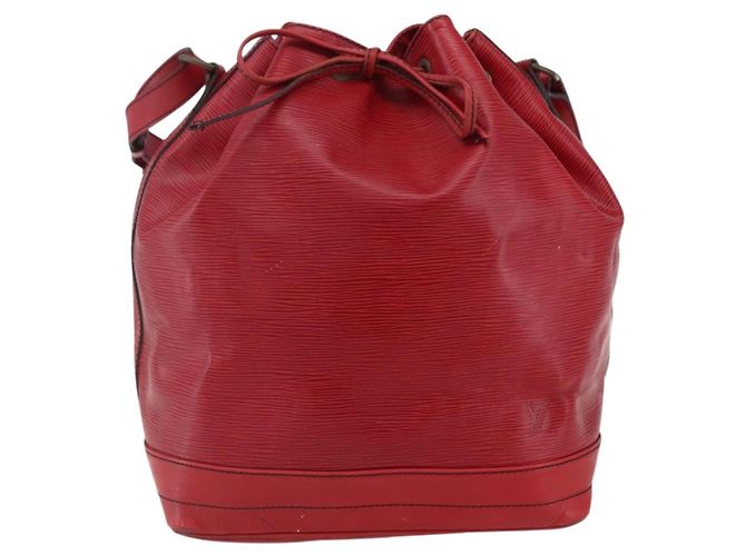 LOUIS VUITTON Borsa a Spalla Epi Noe Rossa M44007 LV Auth 170172 Rosso - vista 13