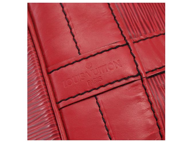 LOUIS VUITTON Borsa a Spalla Epi Noe Rossa M44007 LV Auth 170172 Rosso - vista 17