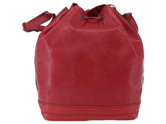 LOUIS VUITTON Borsa a Spalla Epi Noe Rossa M44007 LV Auth 170172 Rosso - vista 2