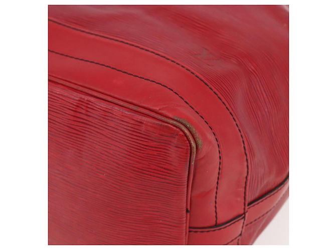 LOUIS VUITTON Borsa a Spalla Epi Noe Rossa M44007 LV Auth 170172 Rosso - vista 9