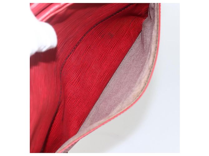 LOUIS VUITTON Borsa a Spalla Epi Trocadero 27 Rossa M52317 LV Auth 169554 Rosso - vista 22