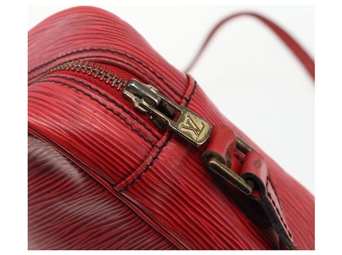 LOUIS VUITTON Borsa a Spalla Epi Trocadero 27 Rossa M52317 LV Auth 169554 Rosso - vista 9