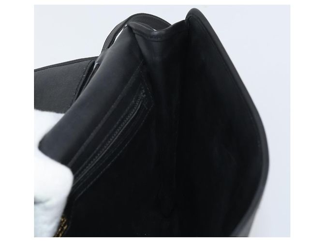 Pequin Bolsa de Ombro em Lona Pecan FENDI Preta Auth ep13179 Preto - vista 19