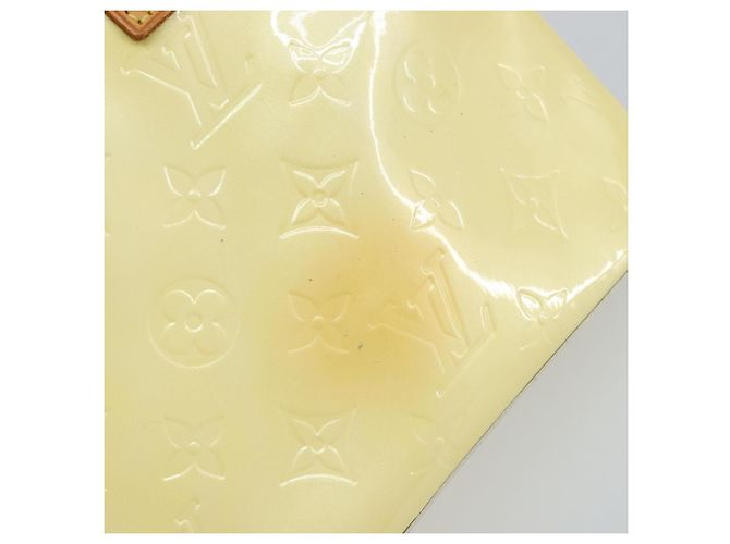 LOUIS VUITTON Monogram Vernis Reade PM Borsa a Mano Grigia M91145 LV Auth ep13110 Grigio - vista 10