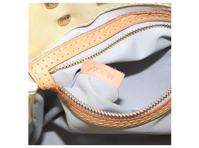 LOUIS VUITTON Monogram Vernis Reade PM Borsa a Mano Grigia M91145 LV Auth ep13110 Grigio - vista 12