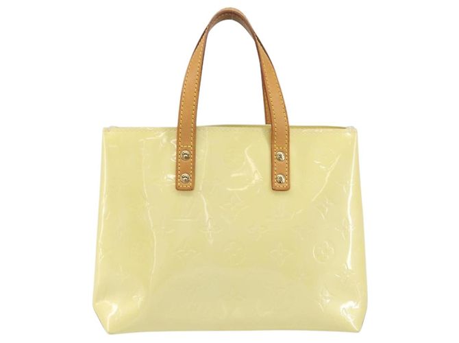 LOUIS VUITTON Monogram Vernis Reade PM Borsa a Mano Grigia M91145 LV Auth ep13110 Grigio - vista 13