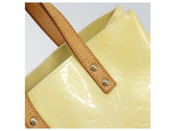 LOUIS VUITTON Monogram Vernis Reade PM Borsa a Mano Grigia M91145 LV Auth ep13110 Grigio - vista 17