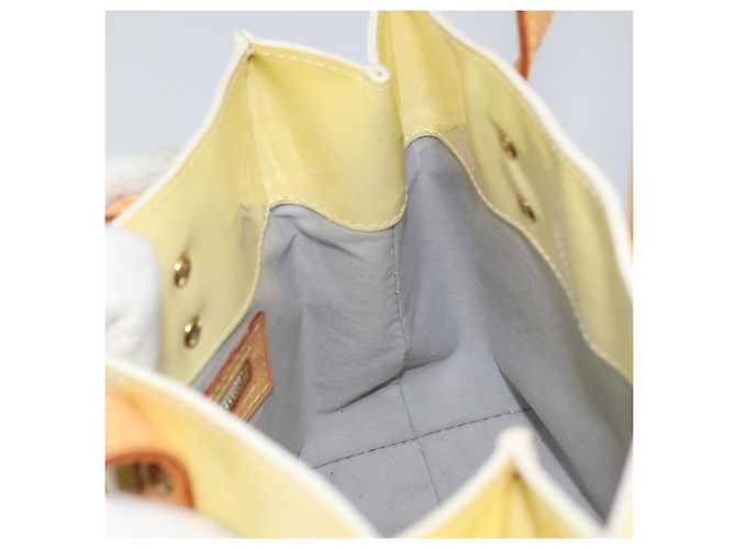 LOUIS VUITTON Monogram Vernis Reade PM Borsa a Mano Grigia M91145 LV Auth ep13110 Grigio - vista 19