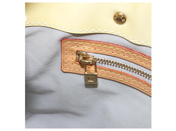 LOUIS VUITTON Monogram Vernis Reade PM Borsa a Mano Grigia M91145 LV Auth ep13110 Grigio - vista 21