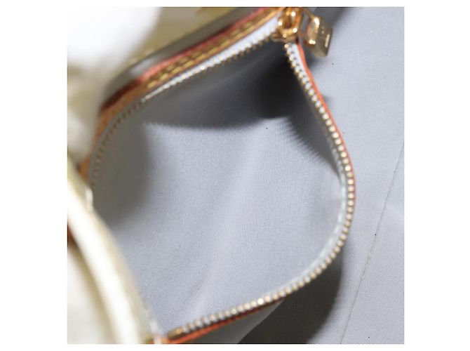 LOUIS VUITTON Monogram Vernis Reade PM Borsa a Mano Grigia M91145 LV Auth ep13110 Grigio - vista 22