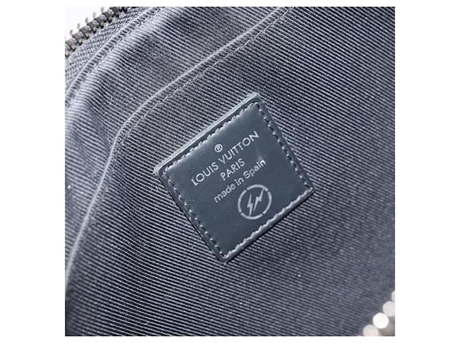 CUSTODIA PER IPHONE LOUIS VUITTON Monogram Eclipse Fragment M64449 LV Auth 159835 Monogramma - vista 10