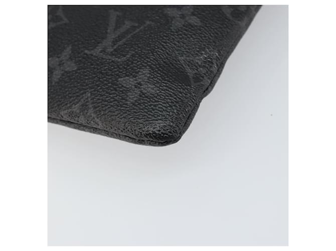 CUSTODIA PER IPHONE LOUIS VUITTON Monogram Eclipse Fragment M64449 LV Auth 159835 Monogramma - vista 15