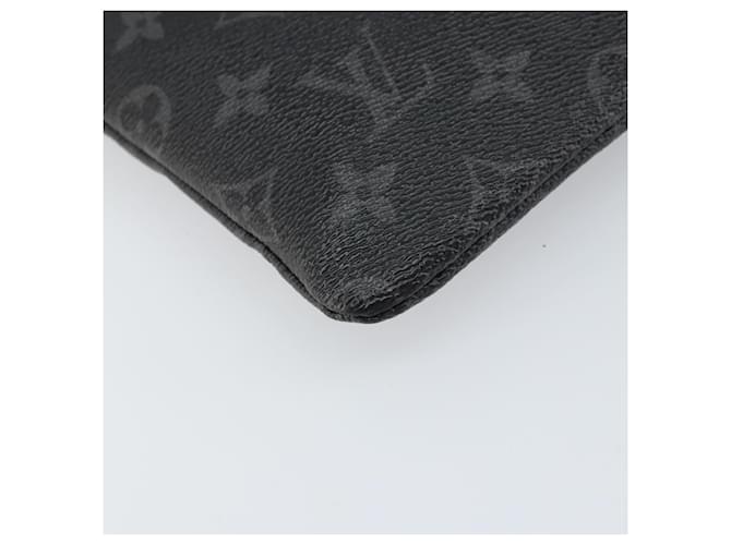 CUSTODIA PER IPHONE LOUIS VUITTON Monogram Eclipse Fragment M64449 LV Auth 159835 Monogramma - vista 16