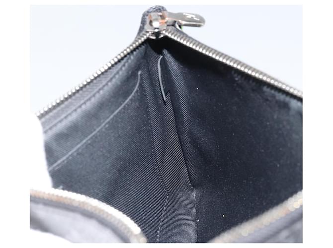 CUSTODIA PER IPHONE LOUIS VUITTON Monogram Eclipse Fragment M64449 LV Auth 159835 Monogramma - vista 17