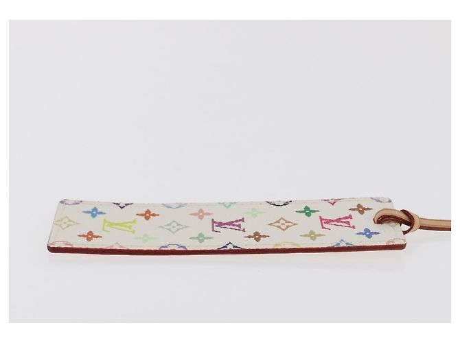 LOUIS VUITTON Lesezeichen Kadu Monogramm Multicolor M99196 LV Auth 163475V Weiß - Ansicht 3