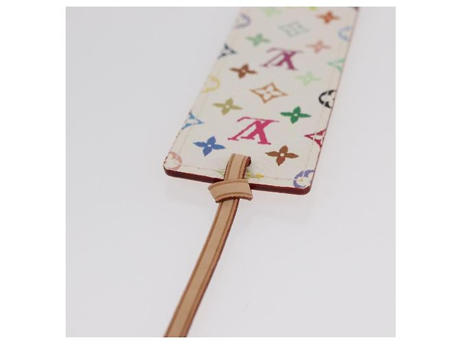 LOUIS VUITTON Lesezeichen Kadu Monogramm Multicolor M99196 LV Auth 163475V Weiß - Ansicht 5