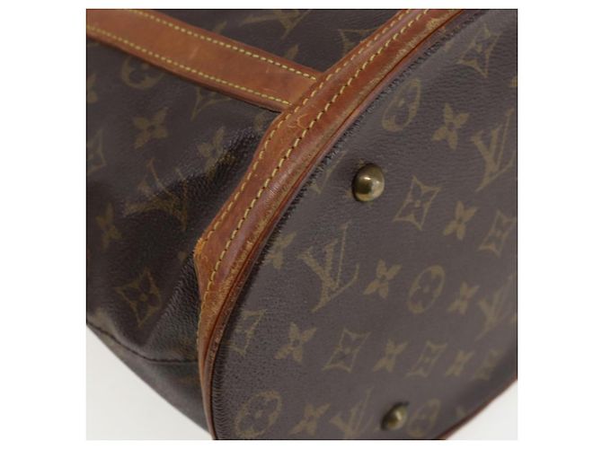 LOUIS VUITTON Borsa a Spalla Monogram Bucket GM M42236 LV Auth 171401 Monogramma - vista 15