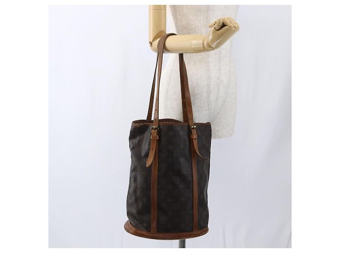 LOUIS VUITTON Borsa a Spalla Monogram Bucket GM M42236 LV Auth 171401 Monogramma - vista 22