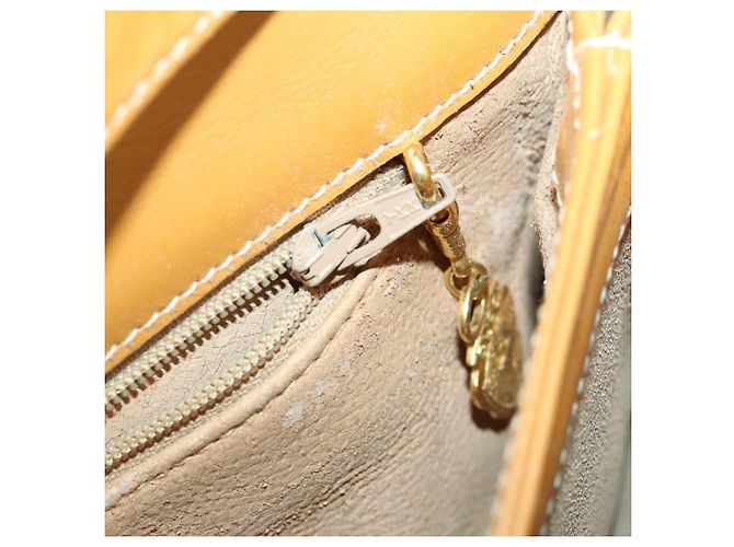 Gucci Borsa a Spalla Micro GG Supreme PVC Beige Oro 004 106 0024 Auth BA10006 D'oro - vista 20