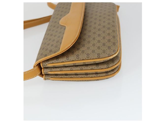 Gucci Borsa a Spalla Micro GG Supreme PVC Beige Oro 004 106 0024 Auth BA10006 D'oro - vista 4