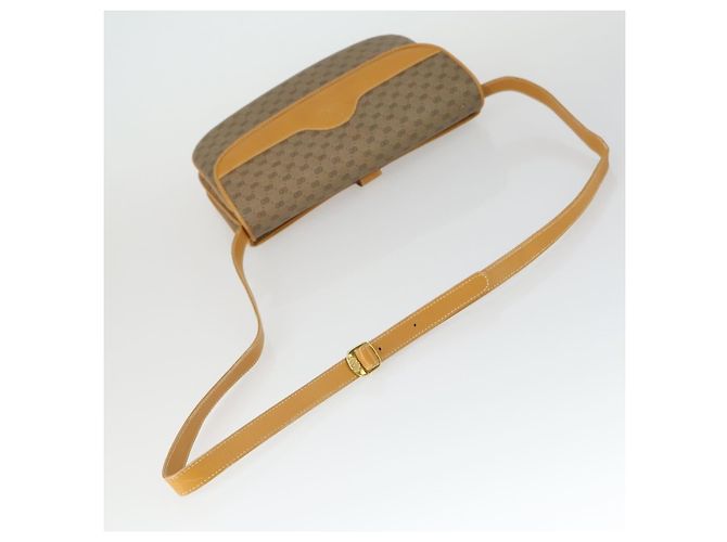 Gucci Borsa a Spalla Micro GG Supreme PVC Beige Oro 004 106 0024 Auth BA10006 D'oro - vista 7