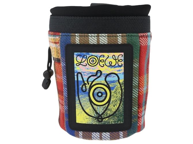 LOEWE �~ EYE Nature Shoulder Bag Canvas Multicolor Auth 149900SAM Multiple colors - view 13