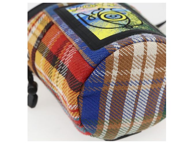 LOEWE �~ EYE Nature Shoulder Bag Canvas Multicolor Auth 149900SAM Multiple colors - view 15