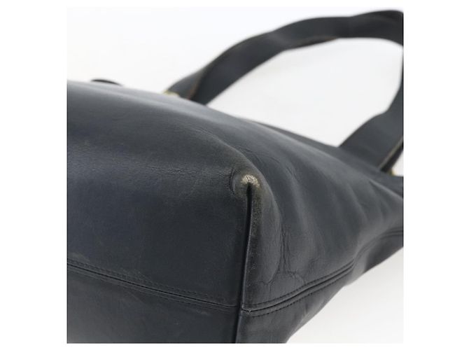 Coach Borsa Tote in Pelle Nera e Oro Auth am9267 Nero D'oro - vista 15