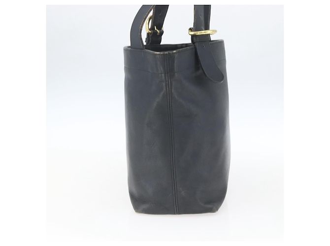 Coach Borsa Tote in Pelle Nera e Oro Auth am9267 Nero D'oro - vista 3