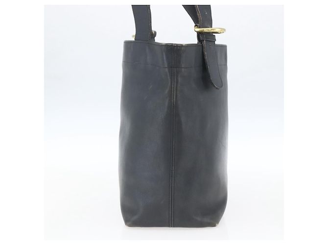 Coach Borsa Tote in Pelle Nera e Oro Auth am9267 Nero D'oro - vista 4