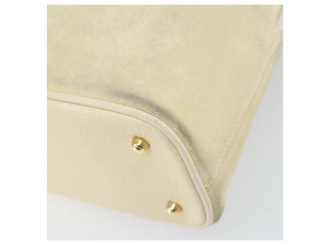 Borsa a mano GUCCI Bamboo Suede 2 vie Beige Oro 000 2865 0290 Auth ep13200 D'oro - vista 17