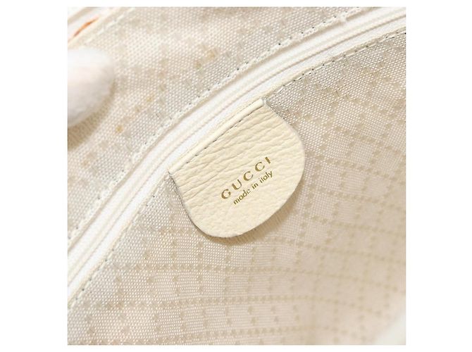 Borsa a mano GUCCI Bamboo Suede 2 vie Beige Oro 000 2865 0290 Auth ep13200 D'oro - vista 20