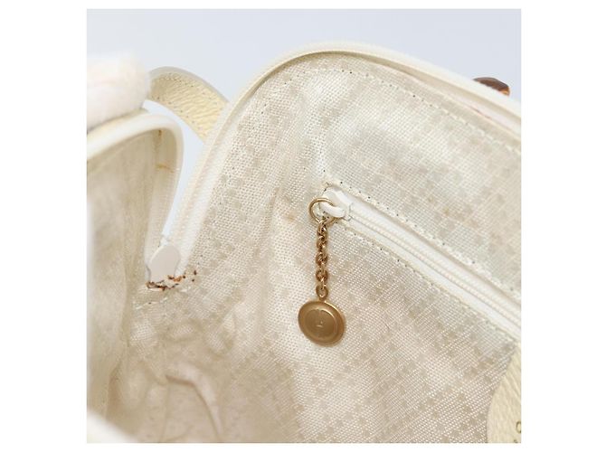 Borsa a mano GUCCI Bamboo Suede 2 vie Beige Oro 000 2865 0290 Auth ep13200 D'oro - vista 23