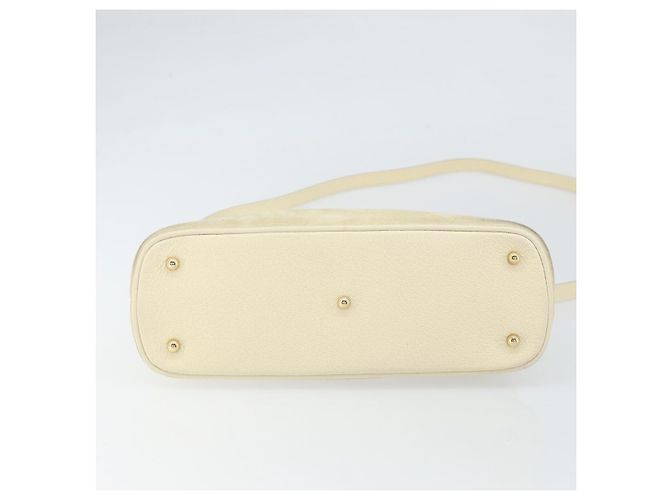 Borsa a mano GUCCI Bamboo Suede 2 vie Beige Oro 000 2865 0290 Auth ep13200 D'oro - vista 5