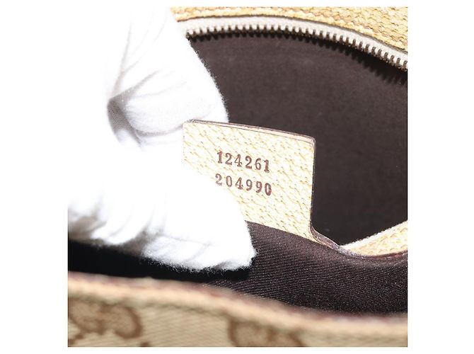 GUCCI GG Canvas Tote Bag Beige Gold 124261 Auth ep13162 - Ansicht 12