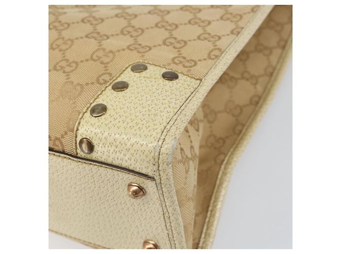 GUCCI GG Canvas Tote Bag Beige Gold 124261 Auth ep13162 - Ansicht 14