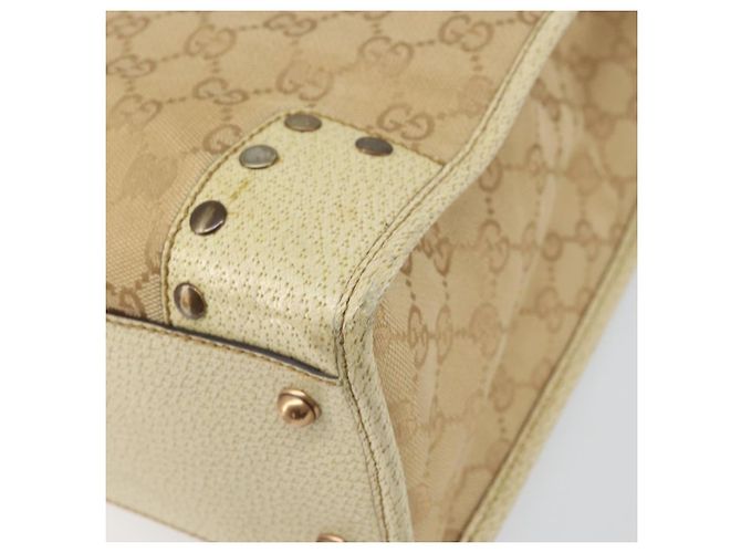 GUCCI GG Canvas Tote Bag Beige Gold 124261 Auth ep13162 - Ansicht 16
