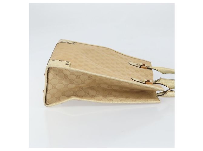 GUCCI GG Canvas Tote Bag Beige Gold 124261 Auth ep13162 - Ansicht 3
