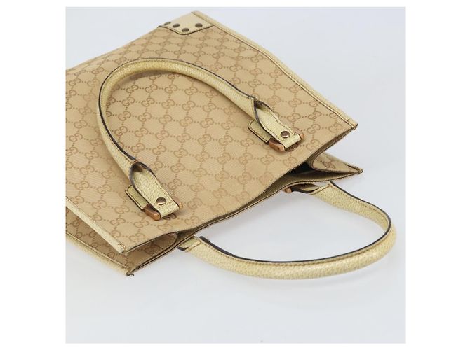 GUCCI GG Canvas Tote Bag Beige Gold 124261 Auth ep13162 - Ansicht 6