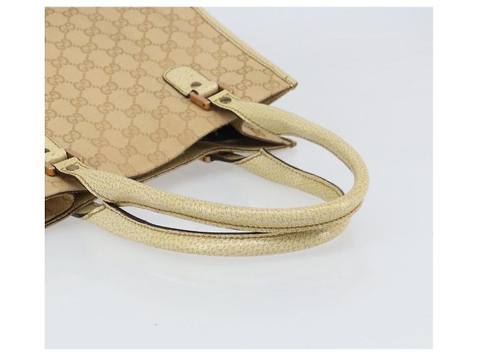 GUCCI GG Canvas Tote Bag Beige Gold 124261 Auth ep13162 - Ansicht 7