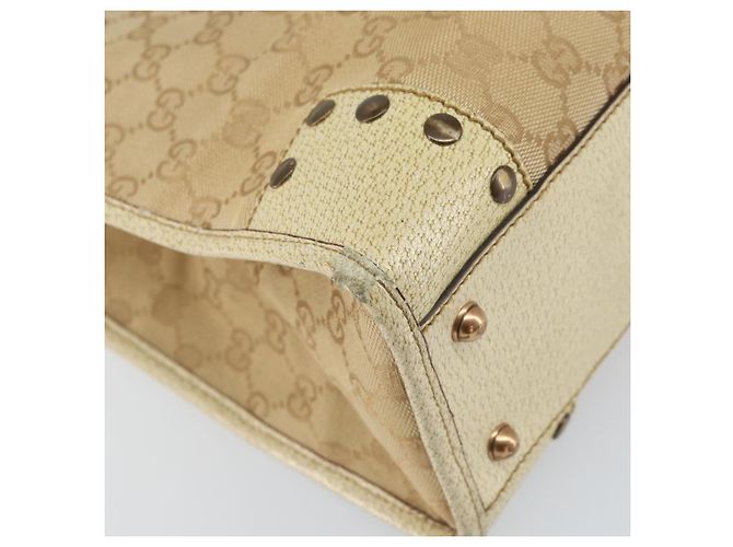 GUCCI GG Canvas Tote Bag Beige Gold 124261 Auth ep13162 - Ansicht 9