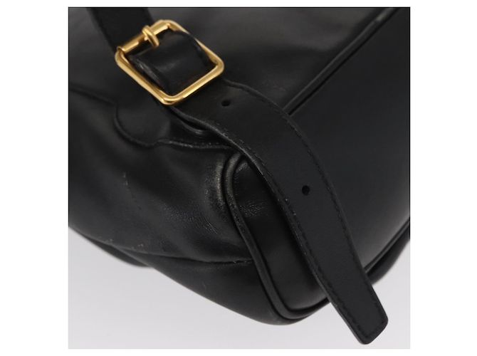 Zaino in Pelle Gucci Bamboo Nero Oro 003 2058 0030 Auth gh1708 - vista 18