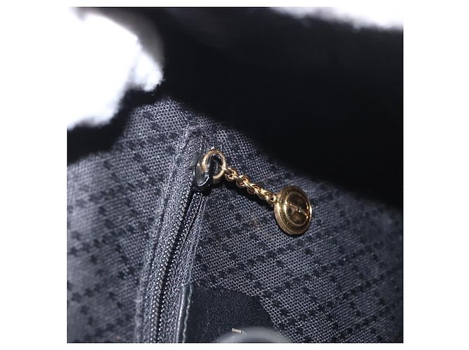 Zaino in Pelle Gucci Bamboo Nero Oro 003 2058 0030 Auth gh1708 - vista 24