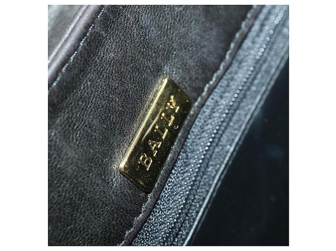 Zaino BALLY in pelle marrone oro Auth BA10063 D'oro - vista 22