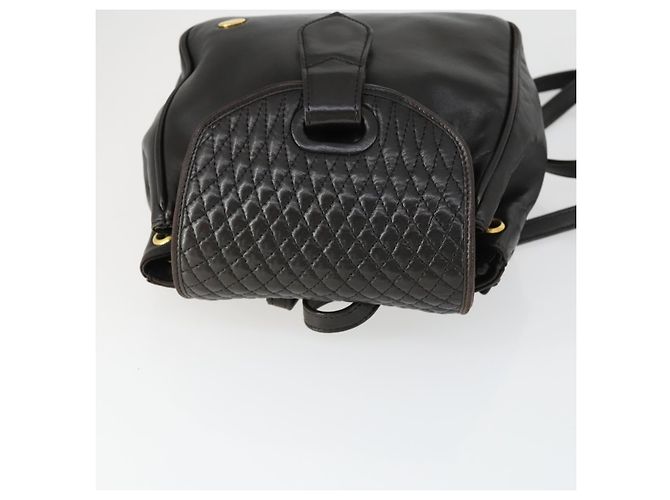 Zaino BALLY in pelle marrone oro Auth BA10063 D'oro - vista 6