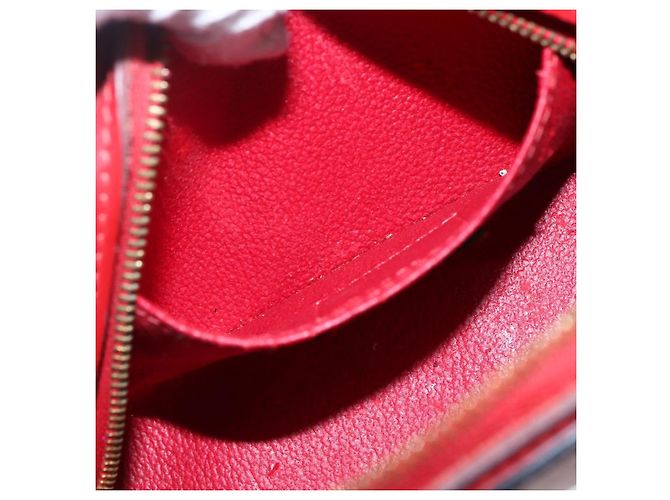LOUIS VUITTON Pochette Epi Dauphine PM Rosso Castigliano M48447 LV Auth ka2148 - vista 11