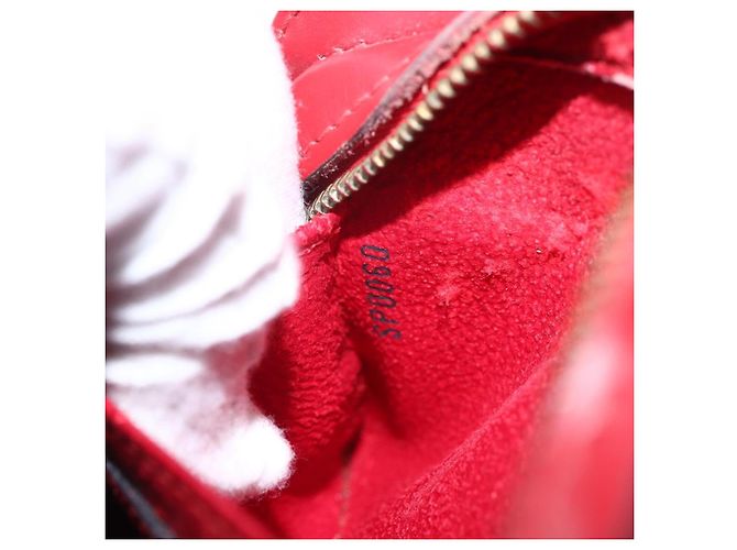 LOUIS VUITTON Pochette Epi Dauphine PM Rosso Castigliano M48447 LV Auth ka2148 - vista 12
