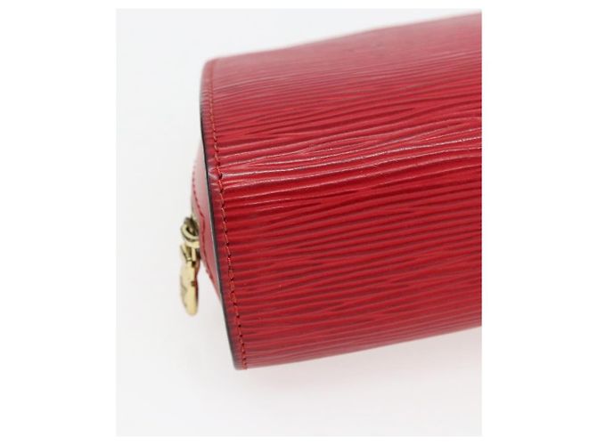 LOUIS VUITTON Pochette Epi Dauphine PM Rosso Castigliano M48447 LV Auth ka2148 - vista 14
